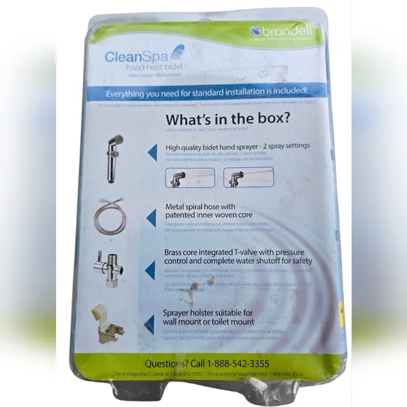 New/Unused Bandell Handheld Bidet - Sleek Silver - Picture 2 of 4